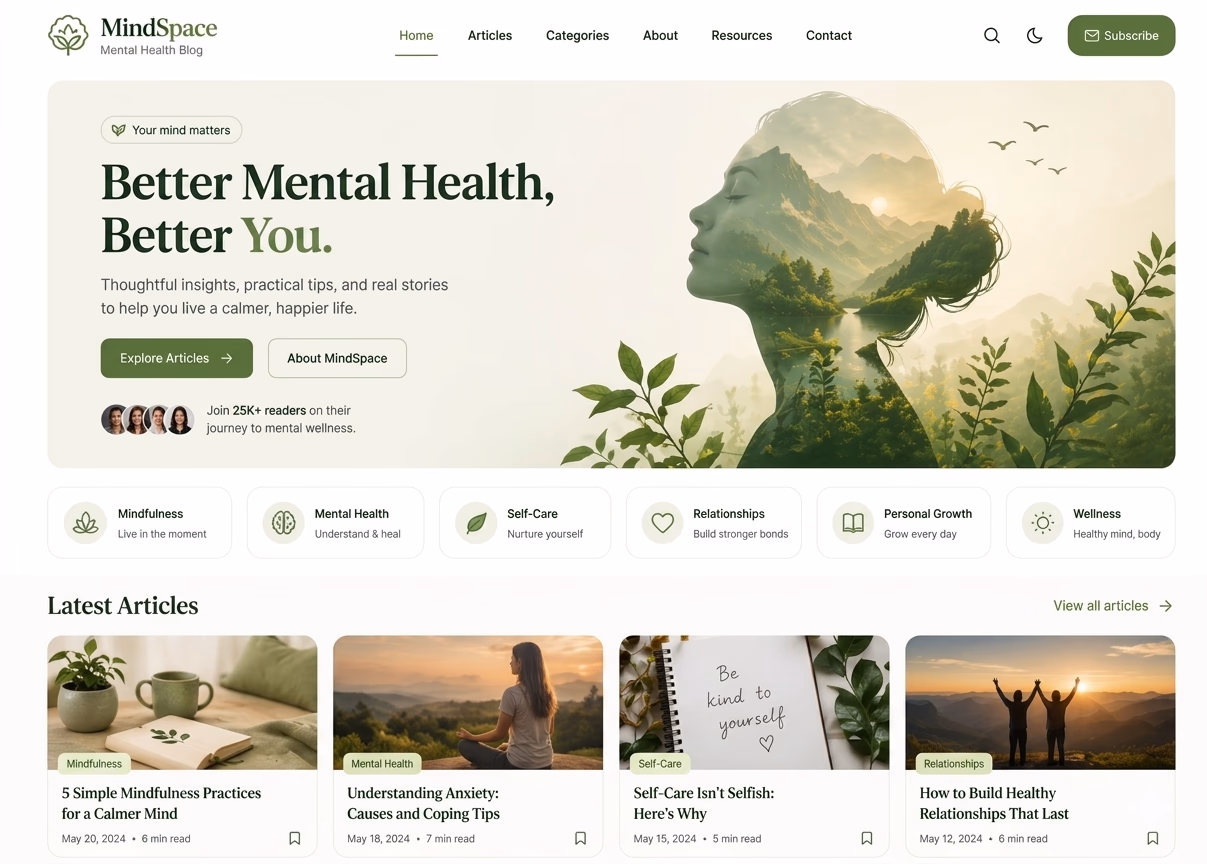 MindSpace – Mental Health Blog